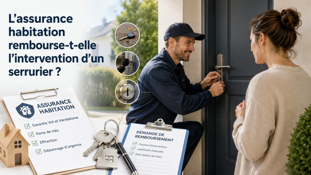 L’assurance habitation rembourse-t-elle l’intervention d’un serrurier ?