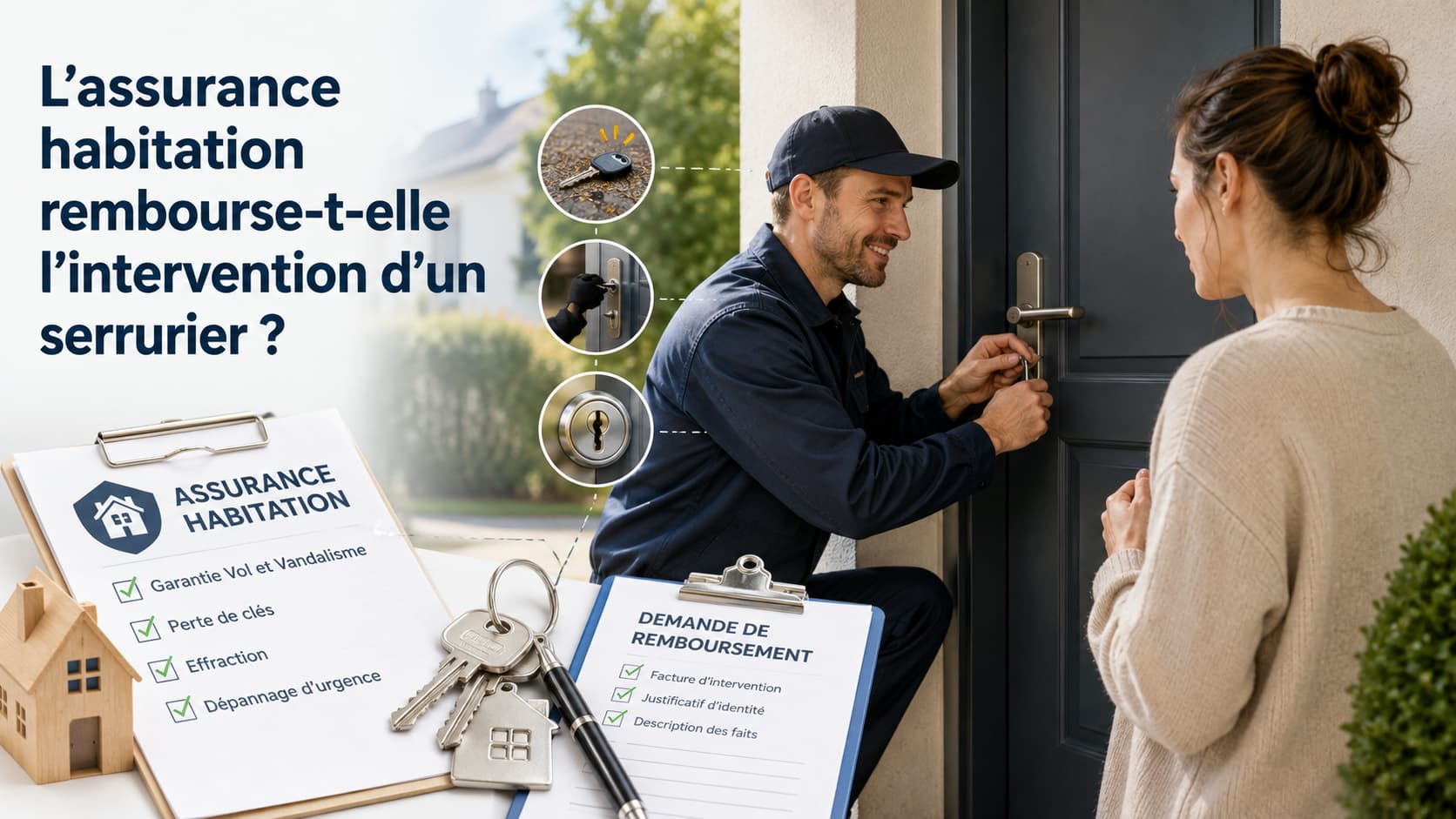 L’assurance habitation rembourse-t-elle l’intervention d’un serrurier ?