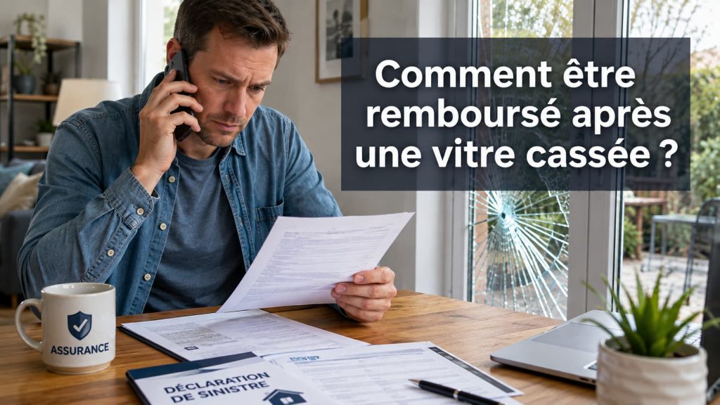 Comment être remboursé après une vitre cassée ?