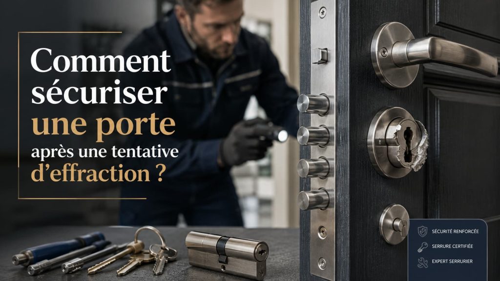 Comment sécuriser une porte après une tentative d’effraction ?