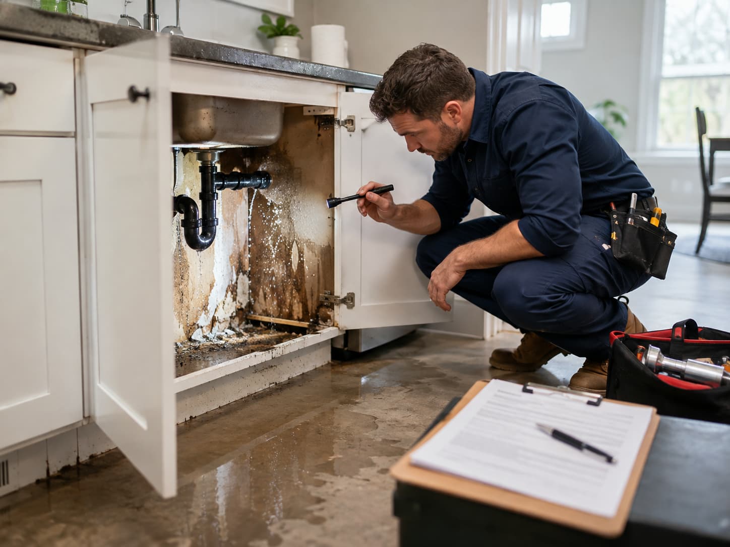 Quels travaux de plomberie sont couverts après un dégât des eaux ?